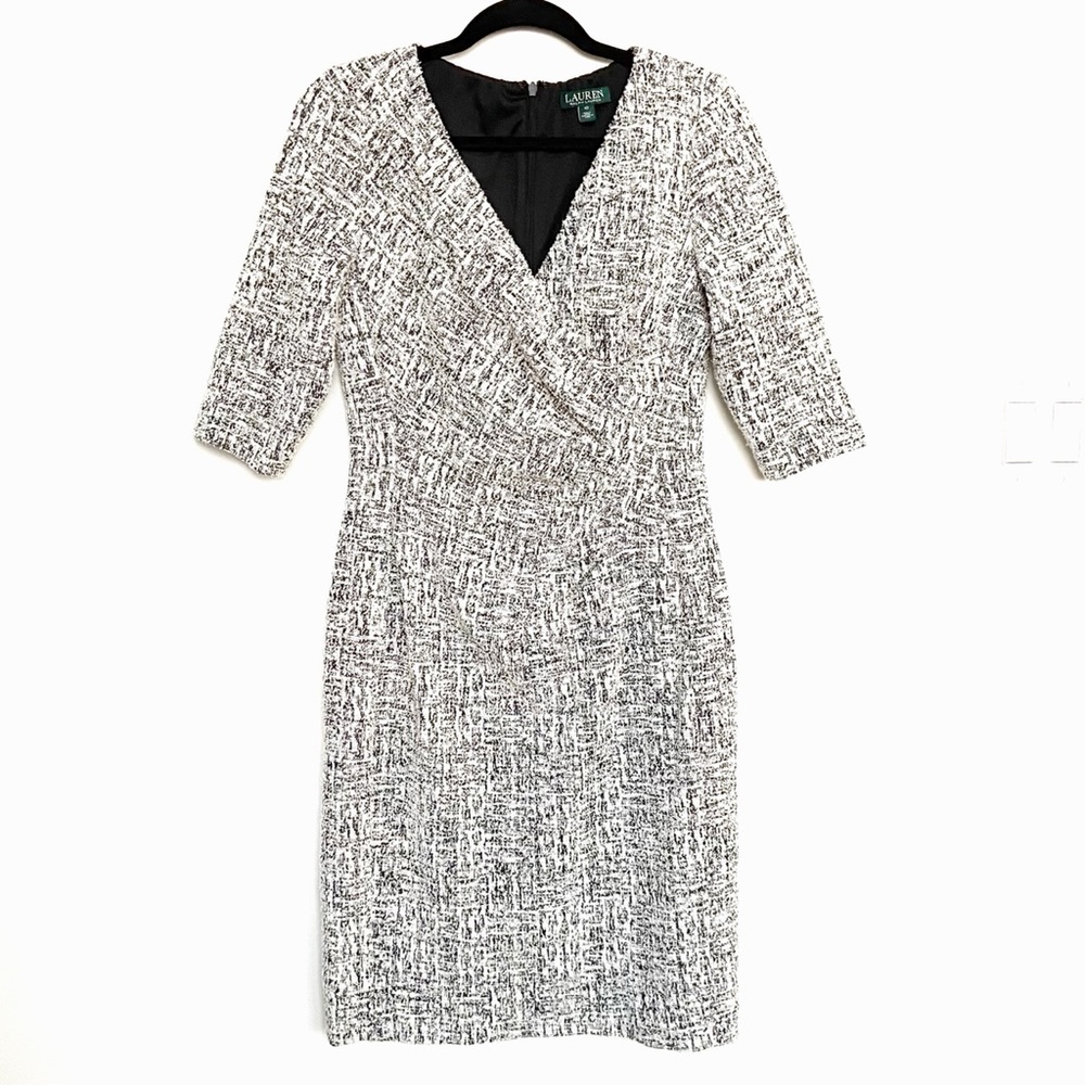 Lauren Ralph Lauren Textured Midi Dress